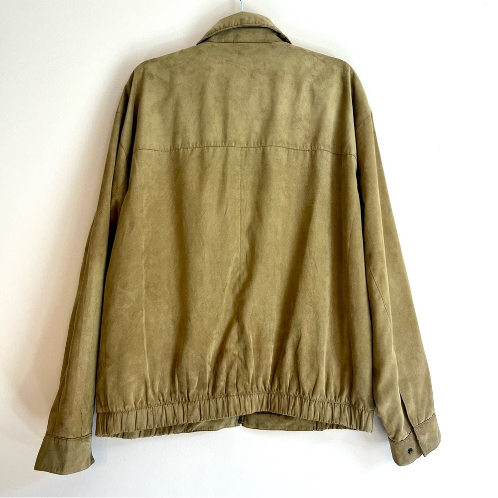 Weatherproof Men's Chore Jacket, Faux Suede, Tan, Size XL, Vintage style - Picture 3 of 12